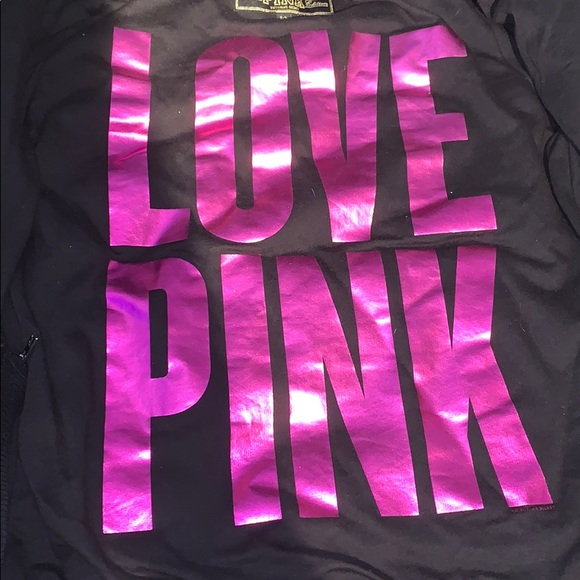 VS PINK Black Faux Fur Deluxe Zip Jacket💕🖤 - Picture 6 of 6